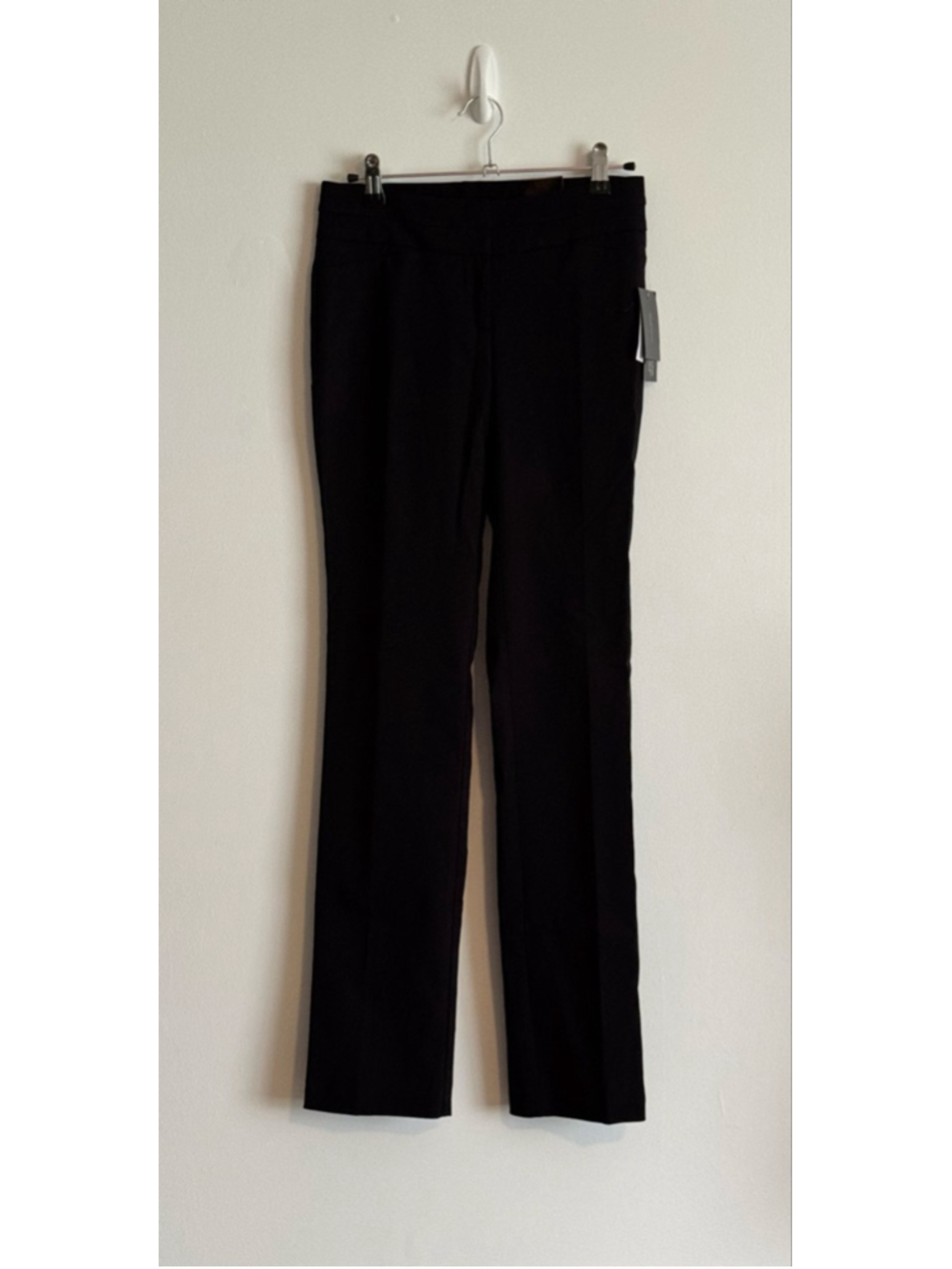 Women's heartsoul Black Straight Leg Midrise Double Waistband Pants Size 0
